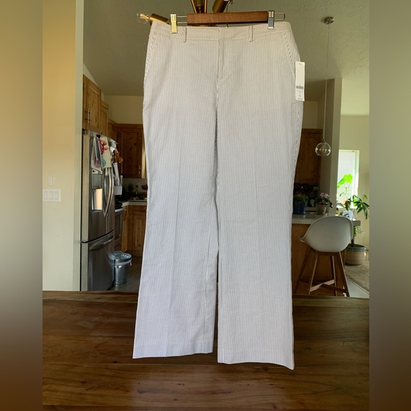Coldwater Creek Plus Size 16 Natural Fit Blue Cropped Capri Pants